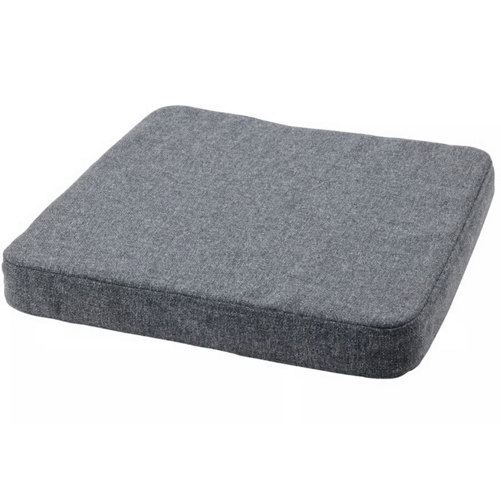 IKEA ÅKERVINDEFLY AKERVINDEFLY Chair Pad, Gray, 15/14x15x2" (205.543.58) NEW
